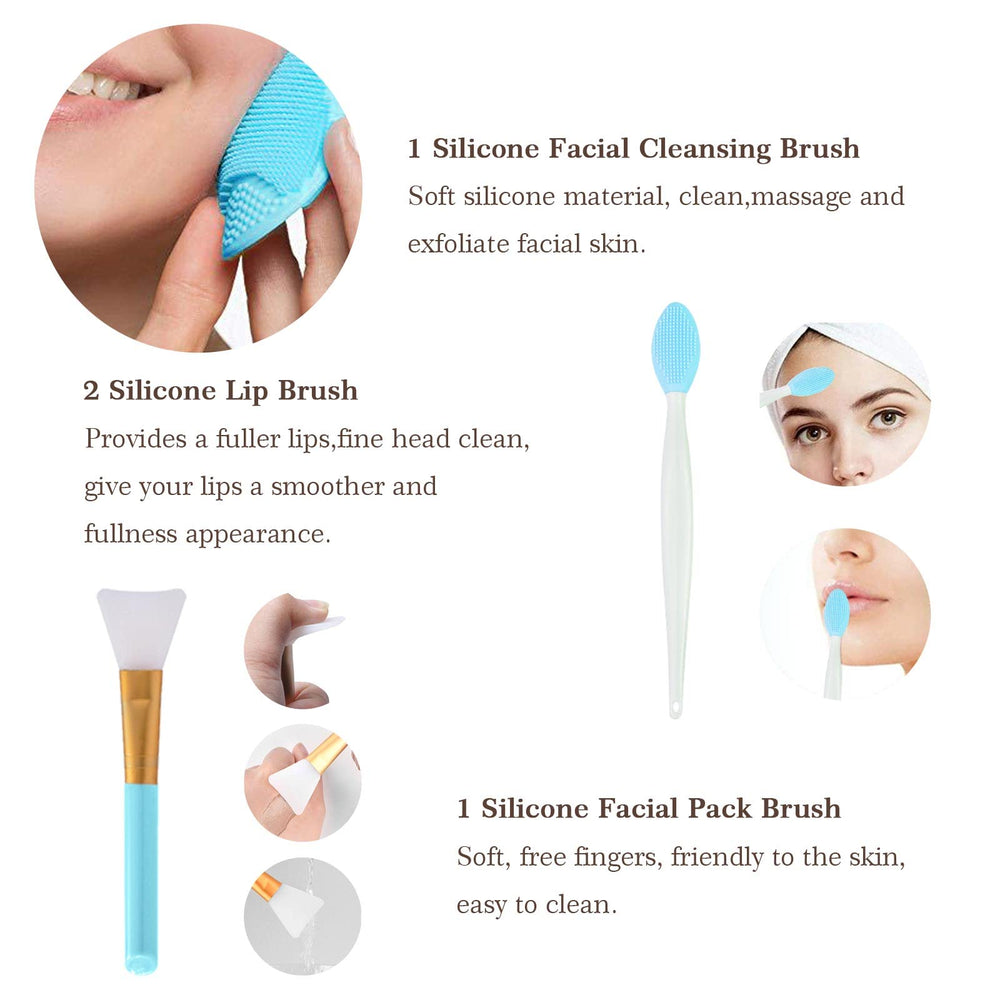 Koccido cleaning egg and sponges for easy brush care