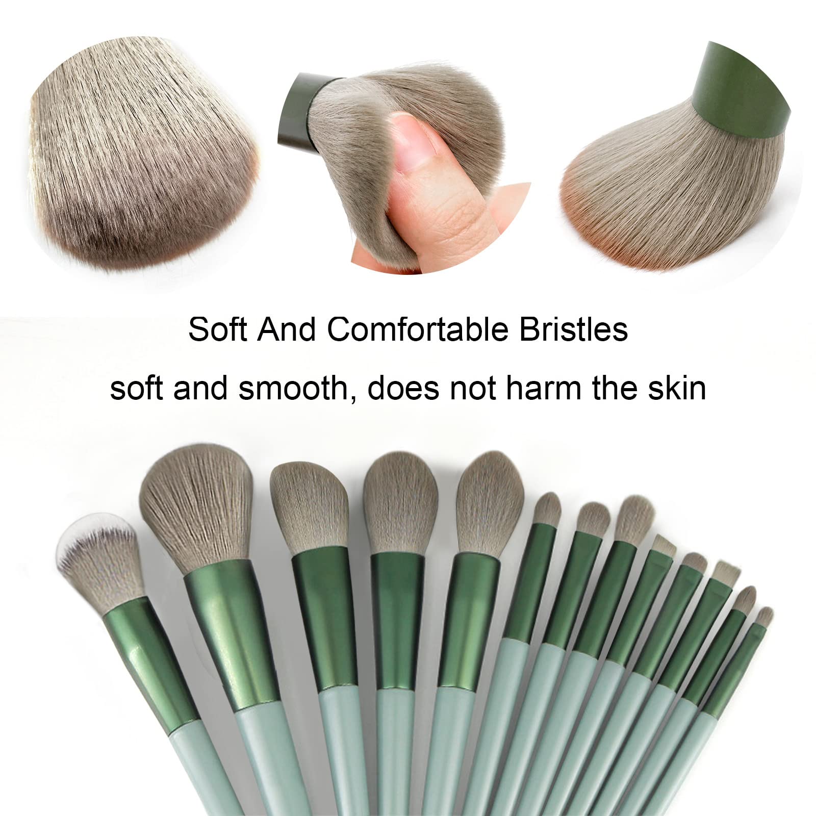 Koccido foundation brush with soft bristles for a smooth finish.