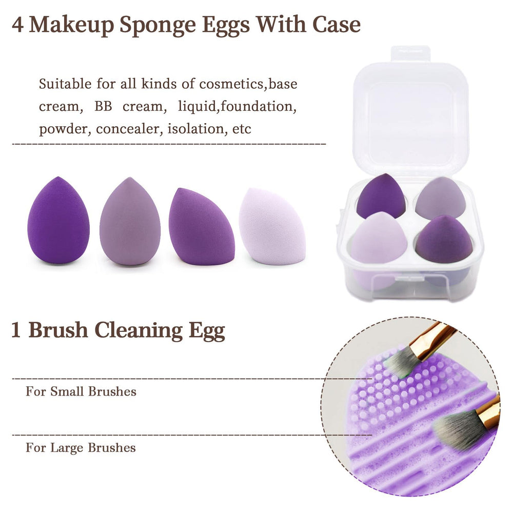 Koccido silicone face-pack brush shows gentle application on skin.