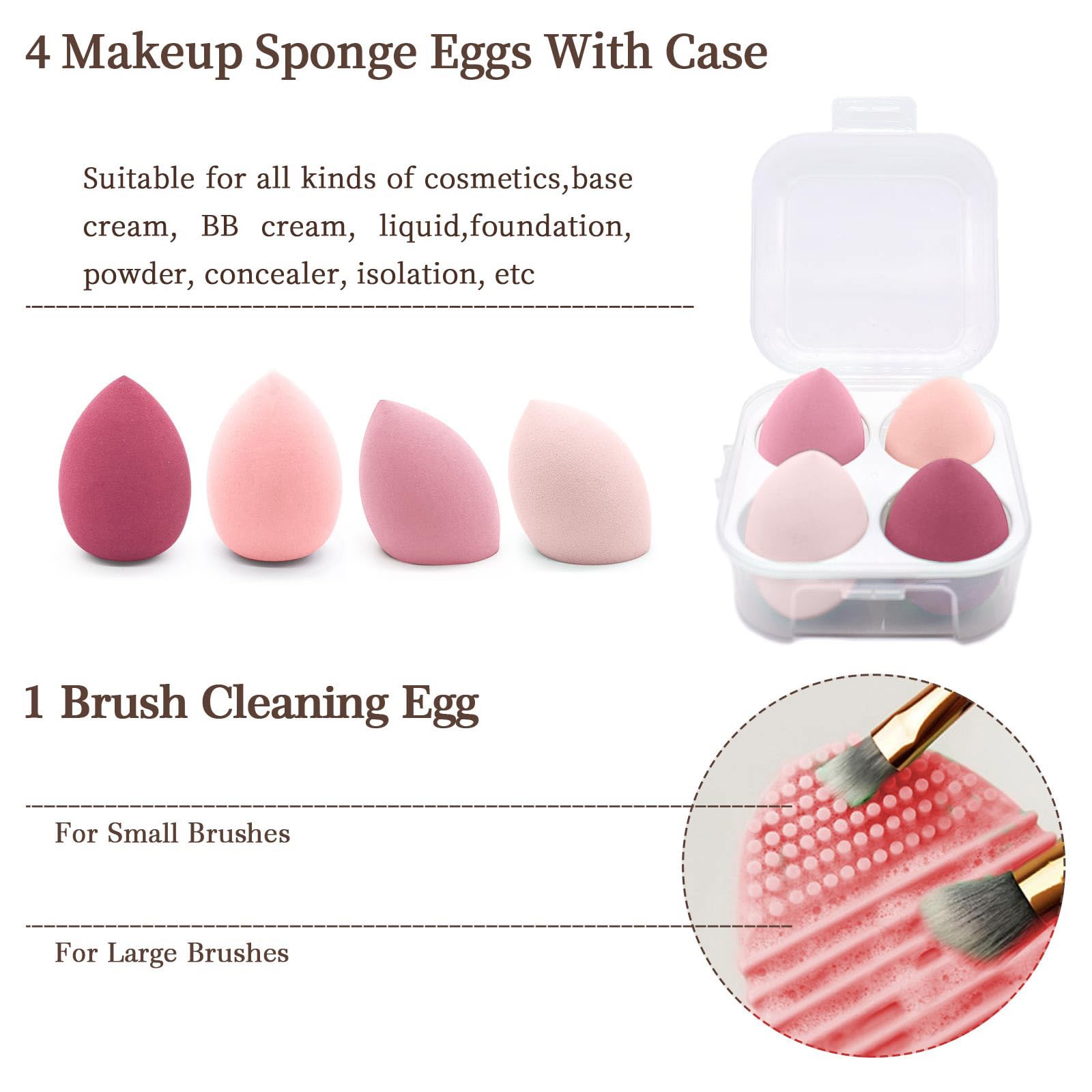 Koccido silicone face-pack brush for precise, even mask application.