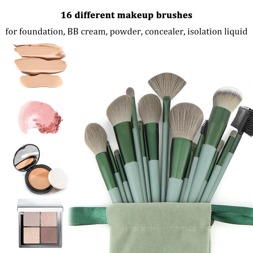 Koccido soft-bristle foundation brush provides smooth, even coverage