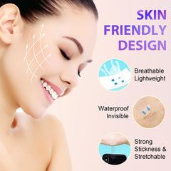 KODASNY face lift tape worn on skin displays natural look for quick confidence boost