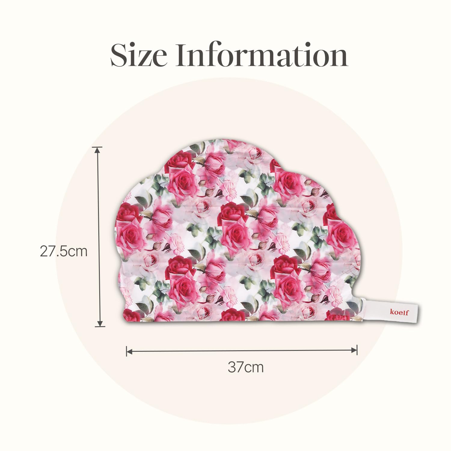 Koelf PETITFEE Rose Petal Satin Hair Mask close-up on hair texture after use signals silky results.