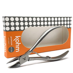 Kohm ingrown toenail clippers wide jaw close-up for thick nails and clean cuts.