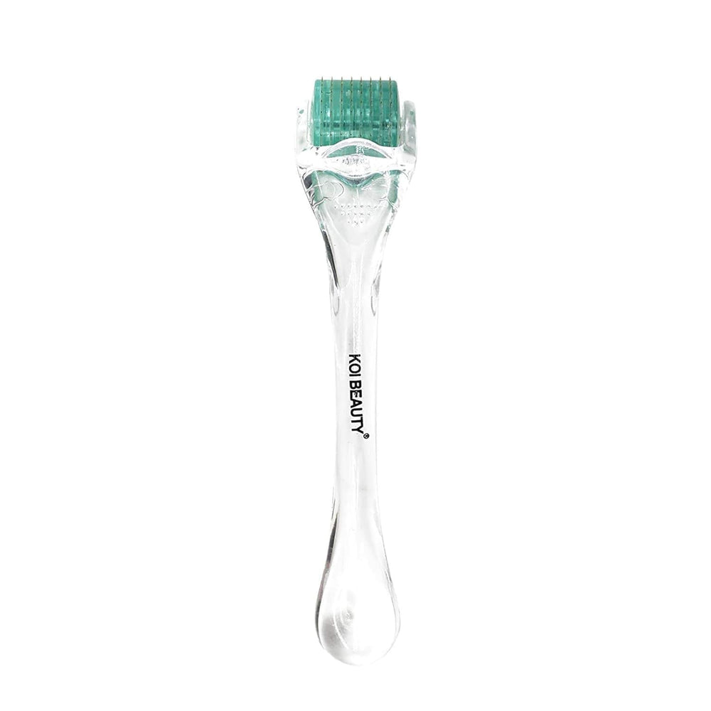 Koi Beauty derma roller with titanium pins for precise microneedling and glow
