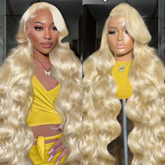 Koiaskral 30in 613 lace-front wig with body wave for natural-looking volume.