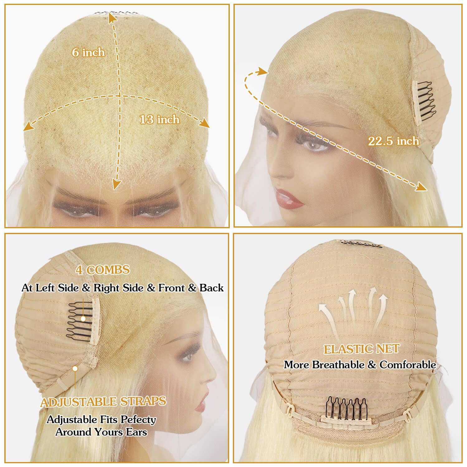 Koiaskral HD lace-front wig with natural hairline and 13x6 parting area.