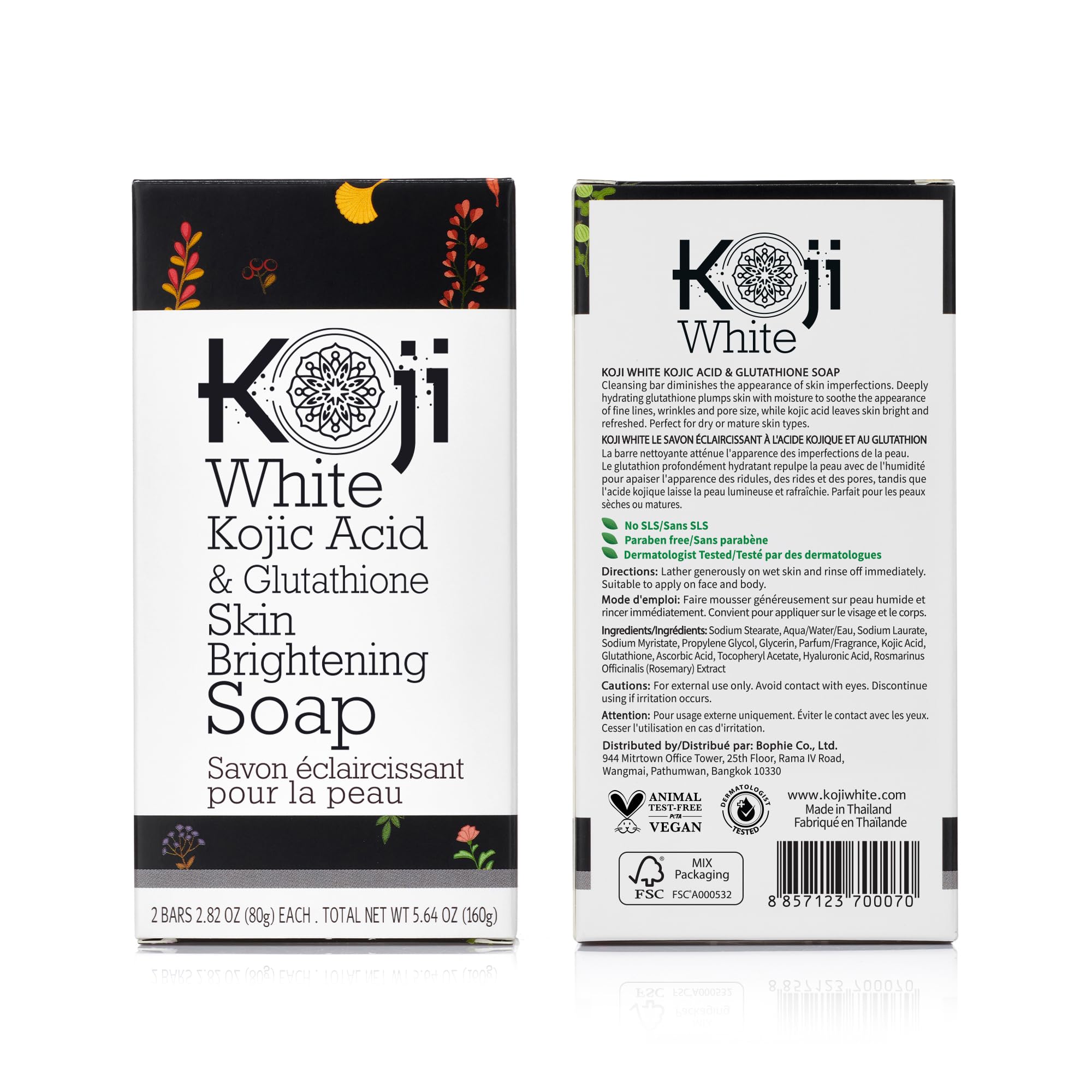 Koji White barra-hidratacion-profunda, nutricion para piel seca.
