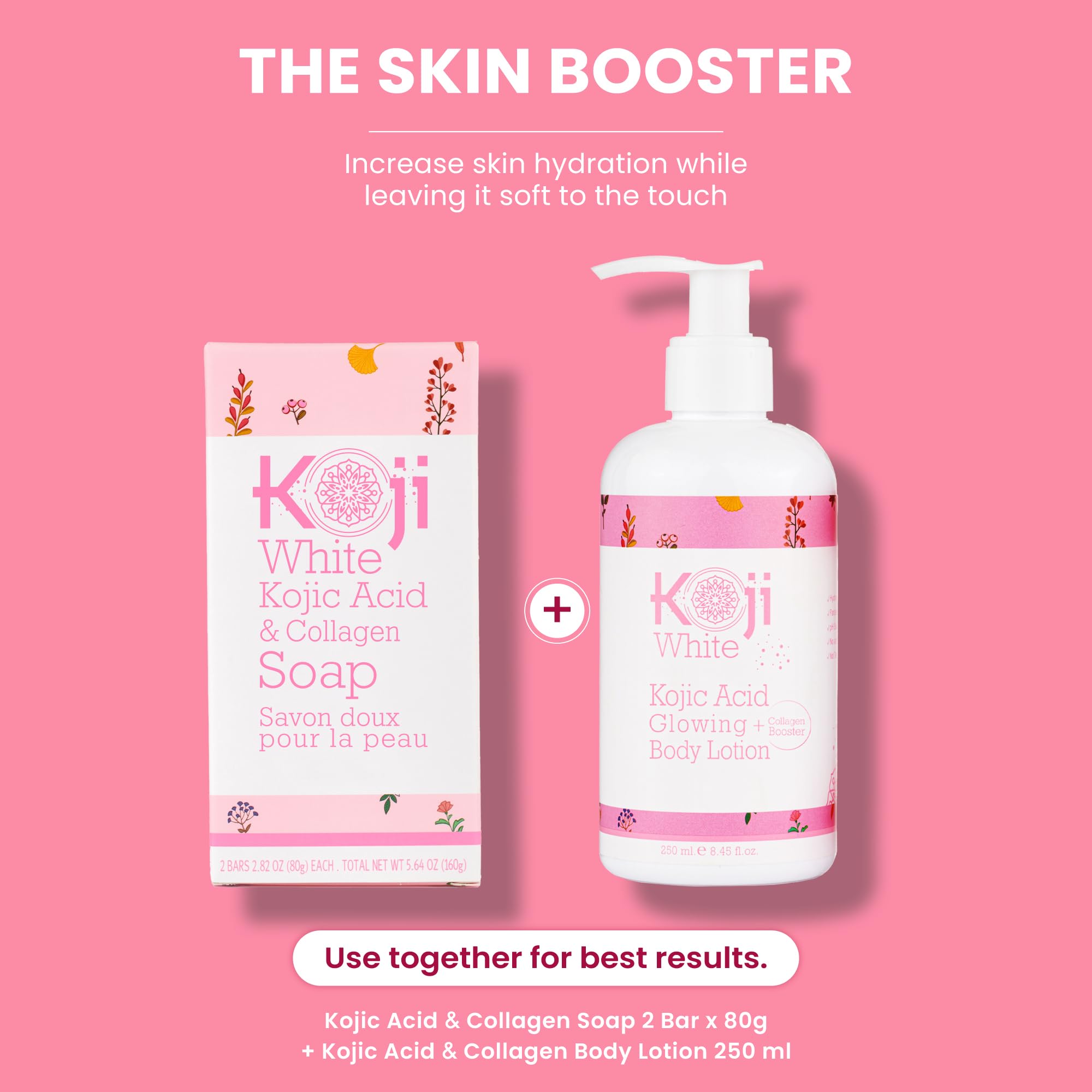 Koji White cleanse and glow bar illustrating refreshing shower experience.