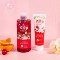 Koji White hyaluronic acid moisturizing glow during shower