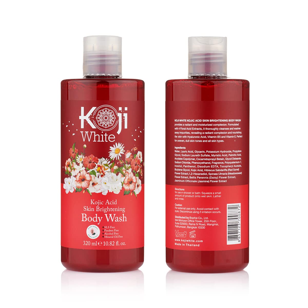 Koji White paraben- and SLS-free formula close-up