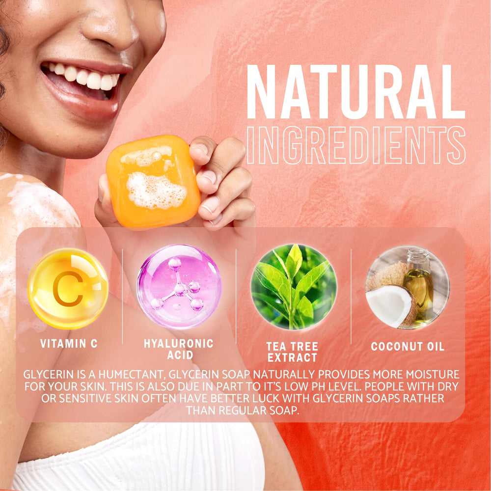 Koji White Pure Kojic Acid Soap bar vitamin C glow on complexion.