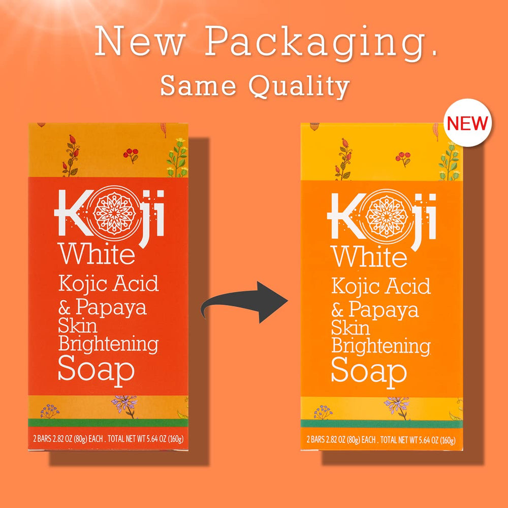 Koji White soap bar close-up with rich lather for exfoliation and smoother skin