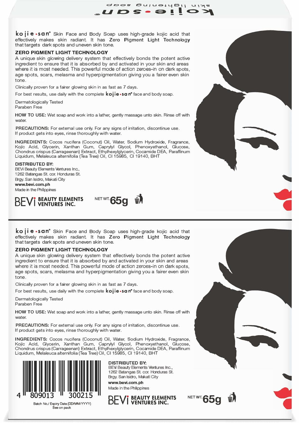 Kojie San dark spots closeup indicating reduction focus