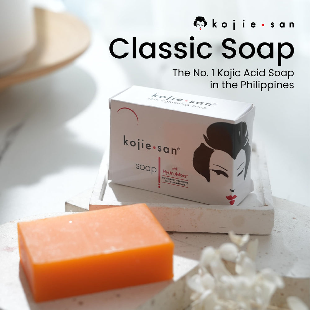 Kojie San soap bar with tea tree oil for refreshed, clear skin