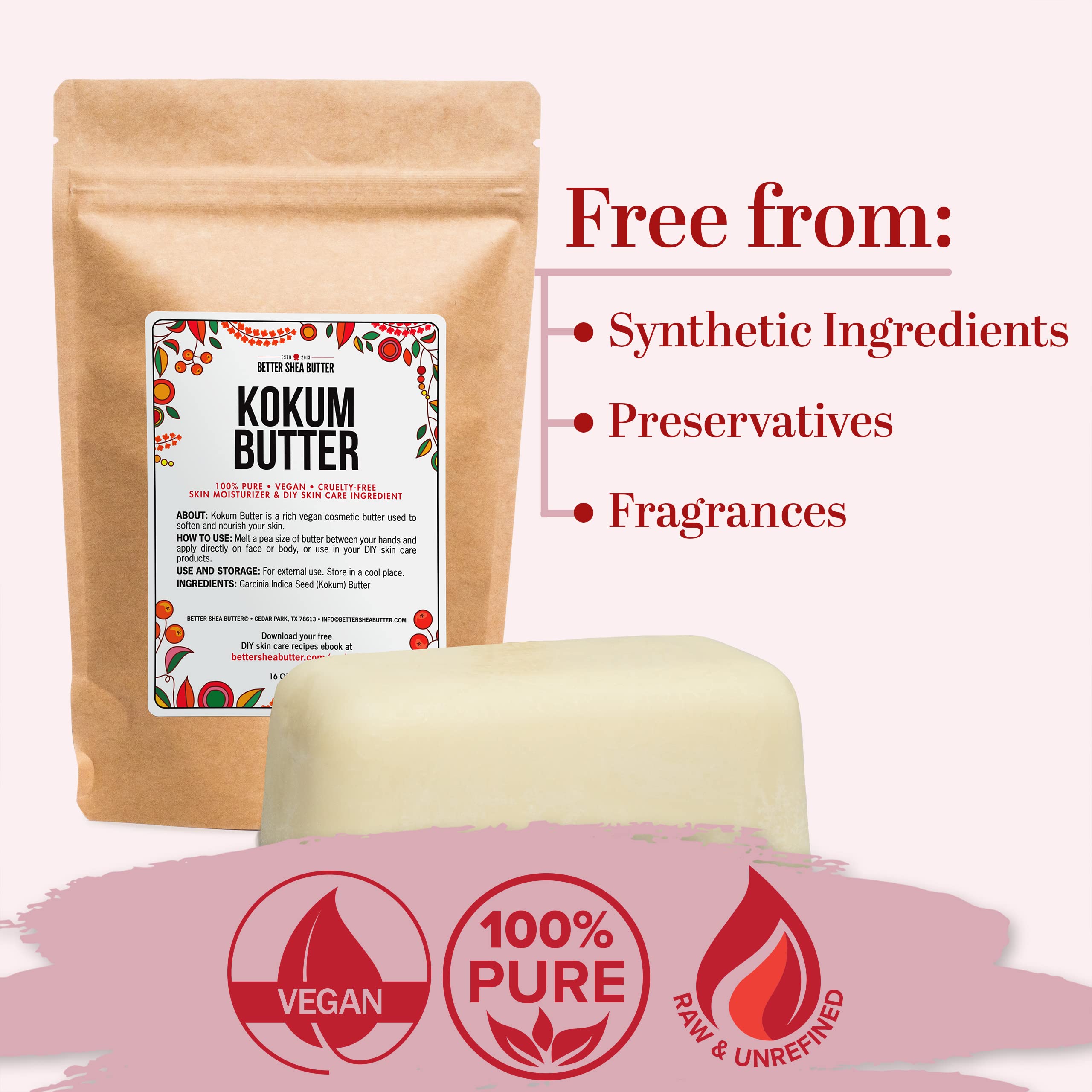 Close-up scoop-ready piece for easy removal and application in routines.