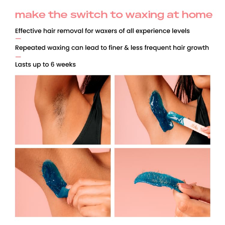 KoluaWax premium-waxing-kit-wax-beads-face-brows offers gentle removal for delicate areas