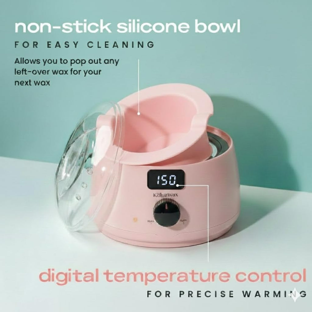 KoluaWax premium-waxing-kit-wax-beads-legs-back suitable for larger zones and smoother results