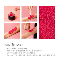 KoluaWax underarm waxing beads with gentle consistency for comfortable underarm removal