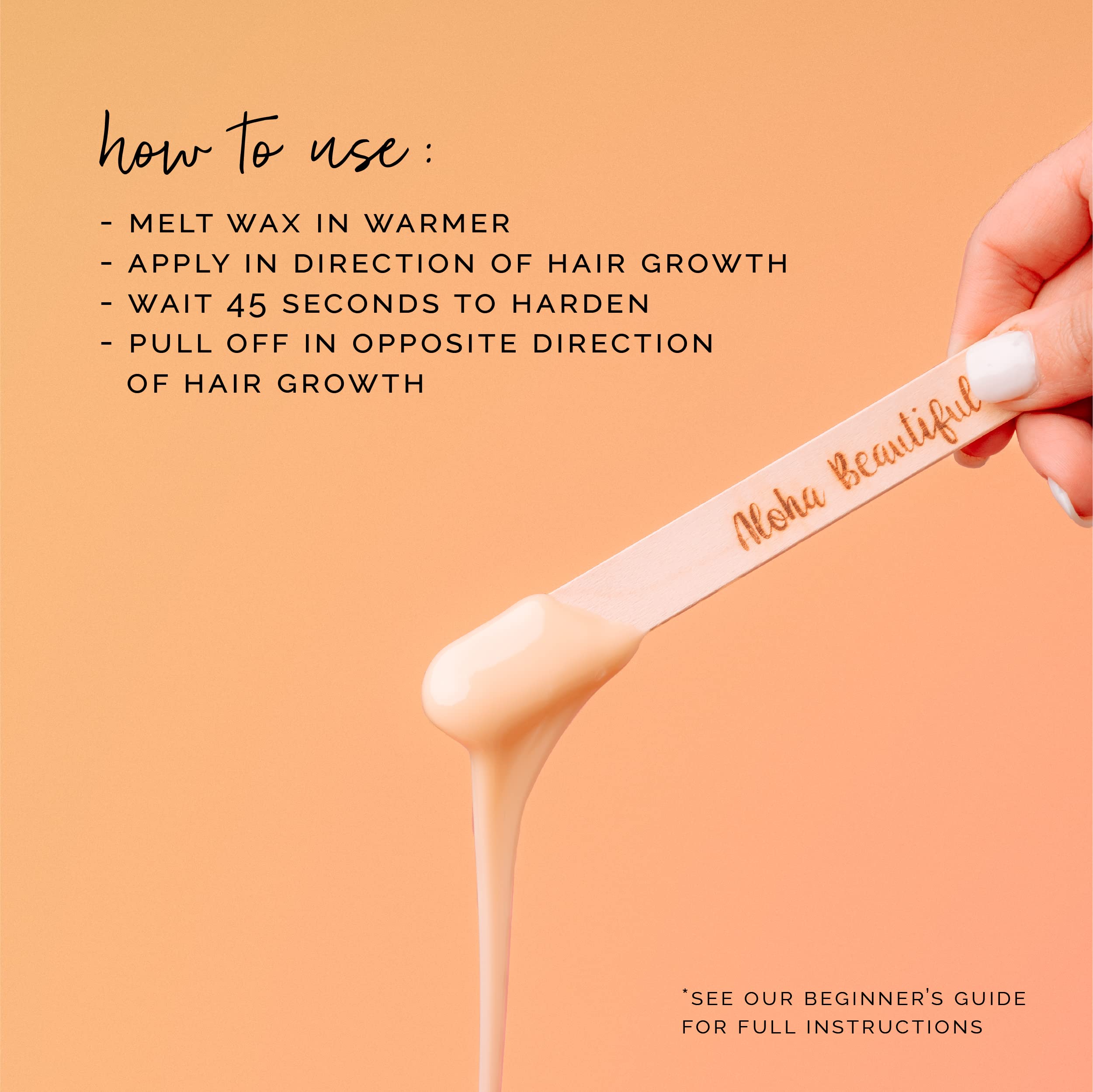KoluaWax underarms waxing close-up showing gentle, skin-friendly hair removal.
