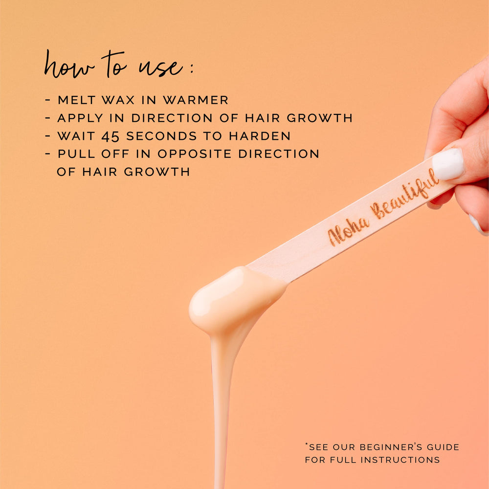 KoluaWax underarms waxing close-up showing gentle, skin-friendly hair removal.