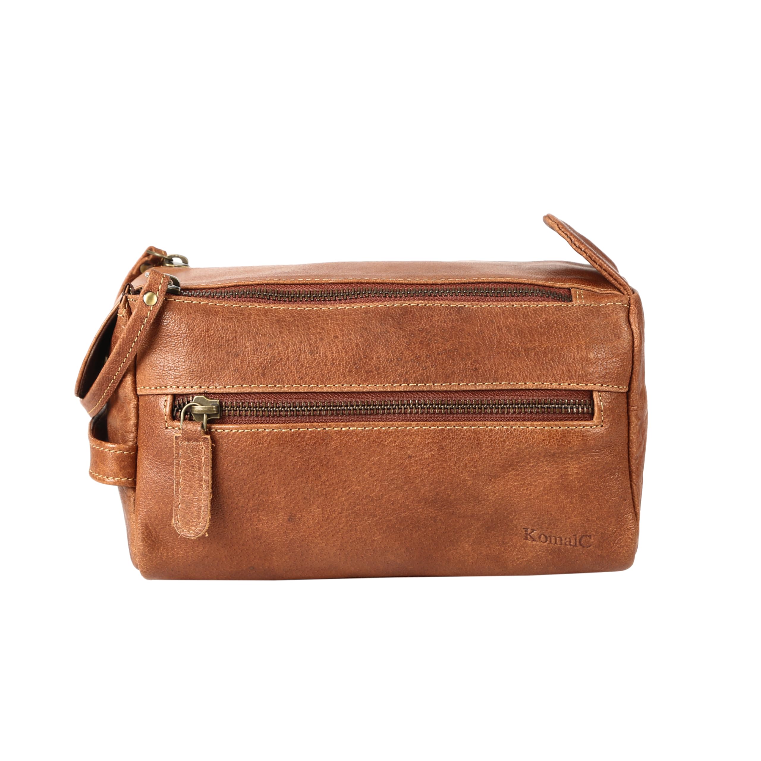 KomalC Chicago Buff interior view shows spacious quick-access pocket for small items.
