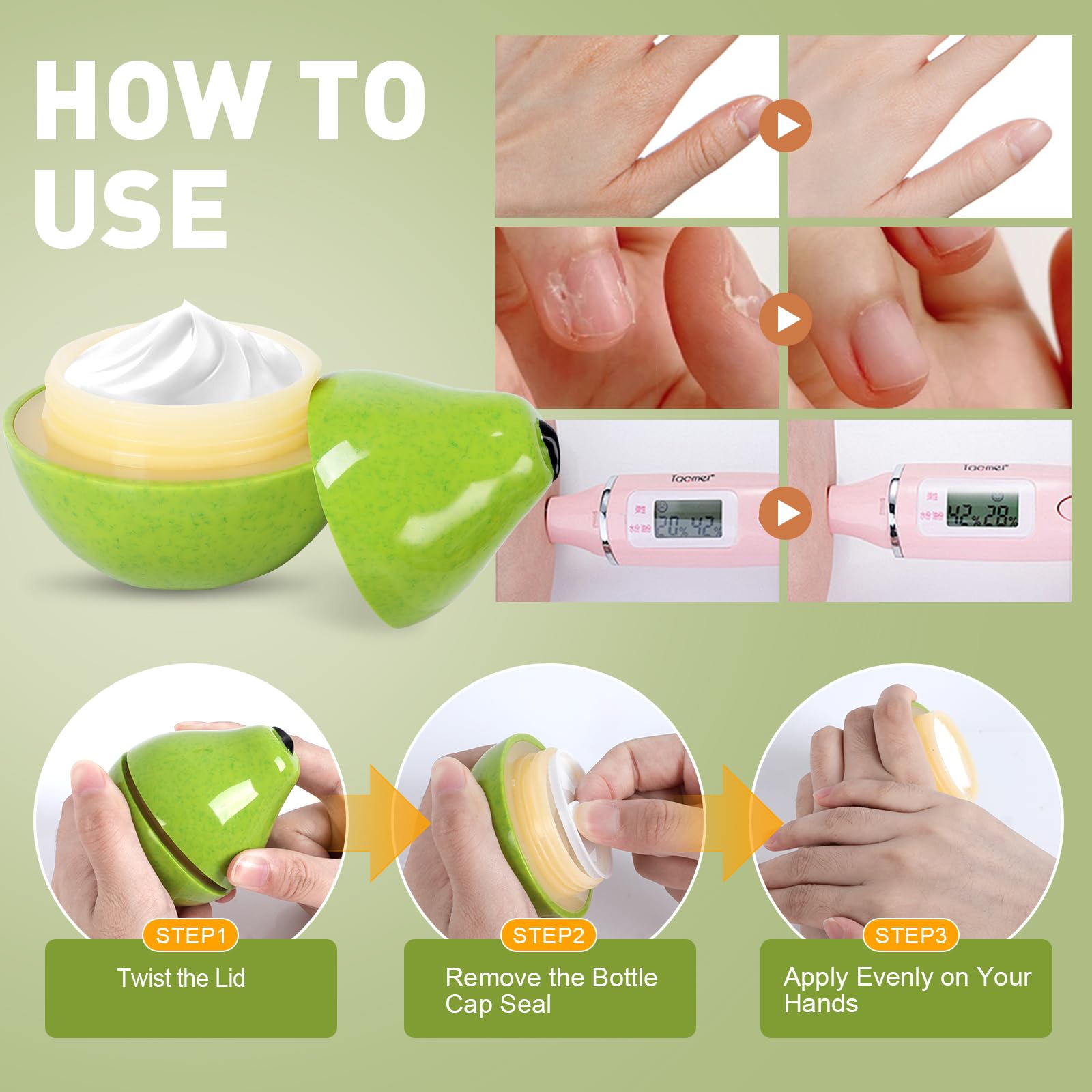 KONEUK 1.06 oz hand cream bottle, compact for desk or bag