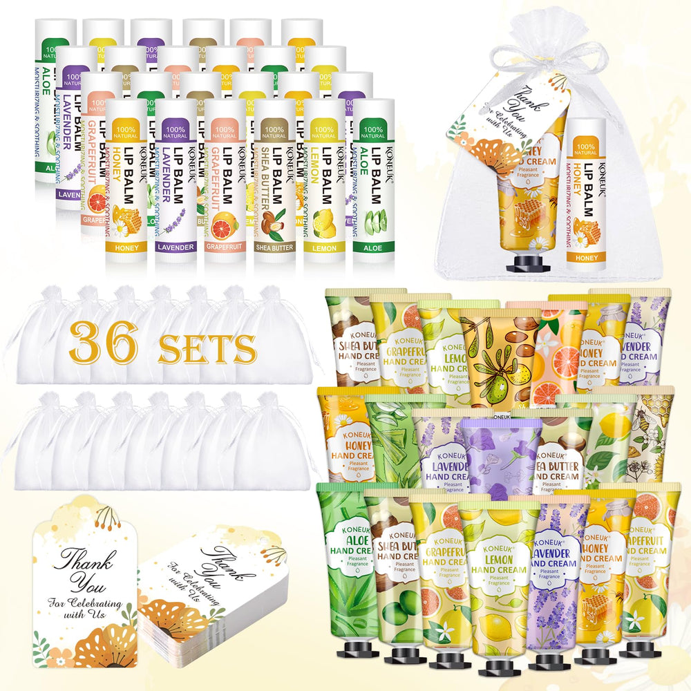 KONEUK 36-pack hand cream bulk assortment for gifting and daily care