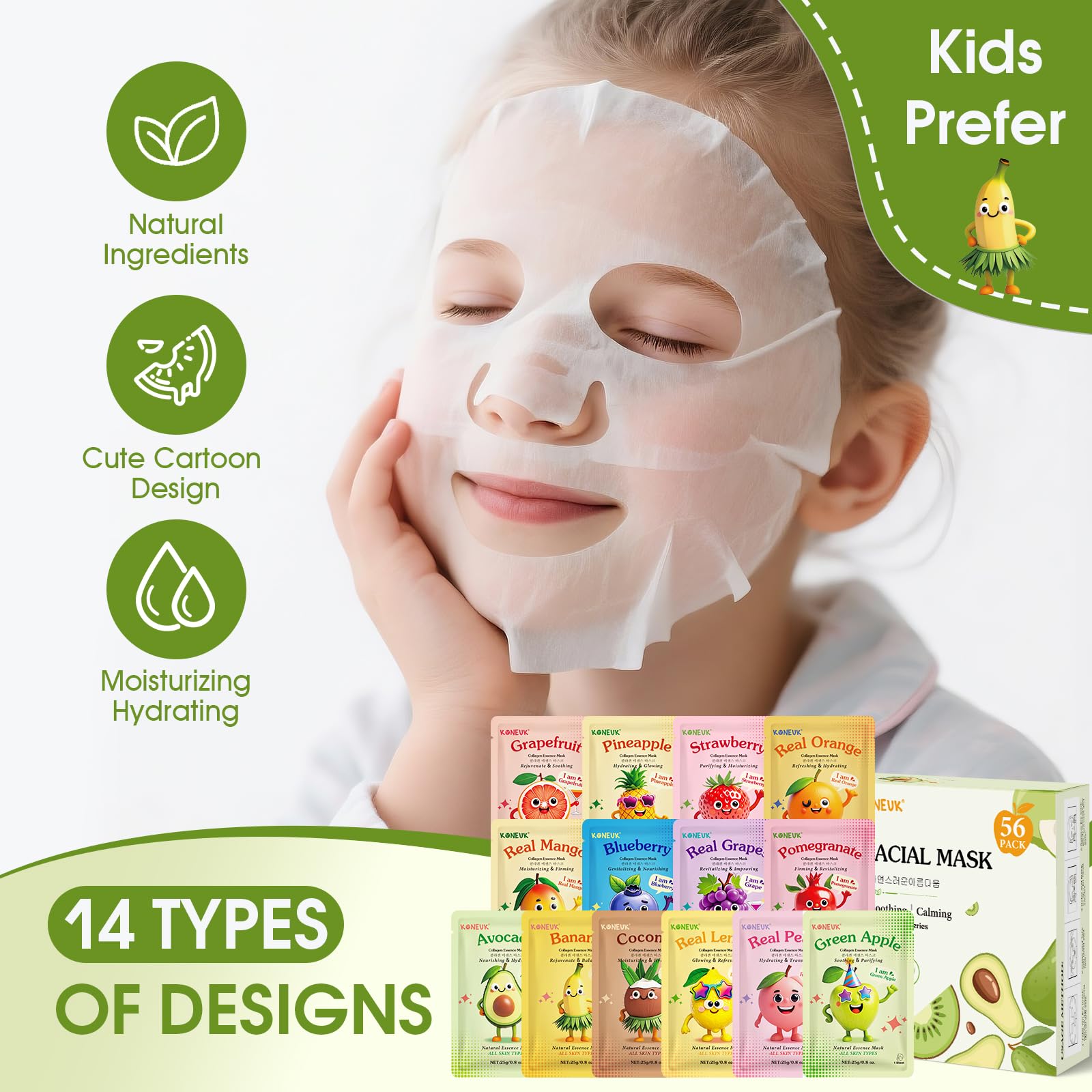 KONEUK four-sheets-per-mask design adds value and efficiency