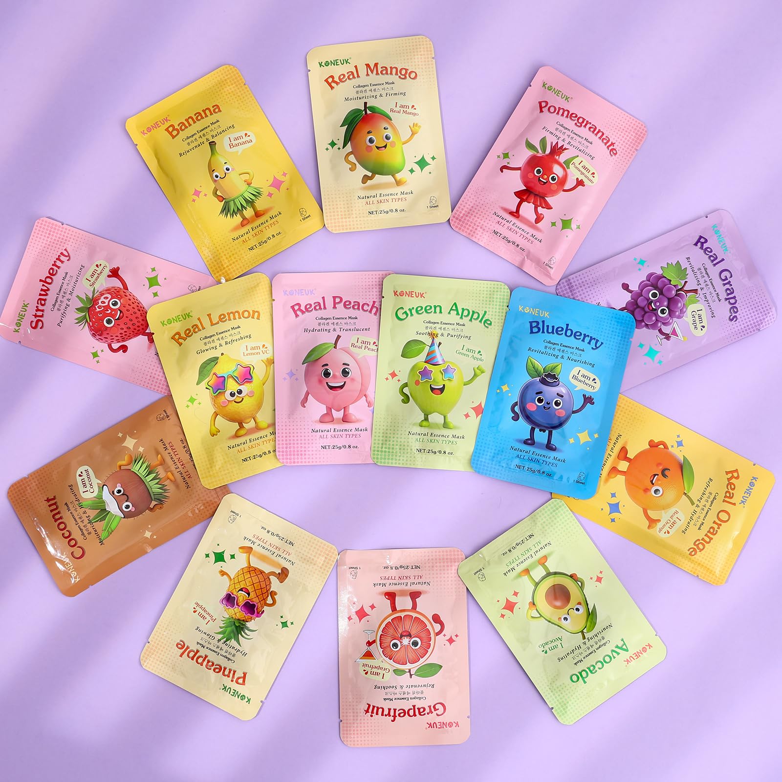 KONEUK bulk masks kit ideal for parties, gifts, and event favors.