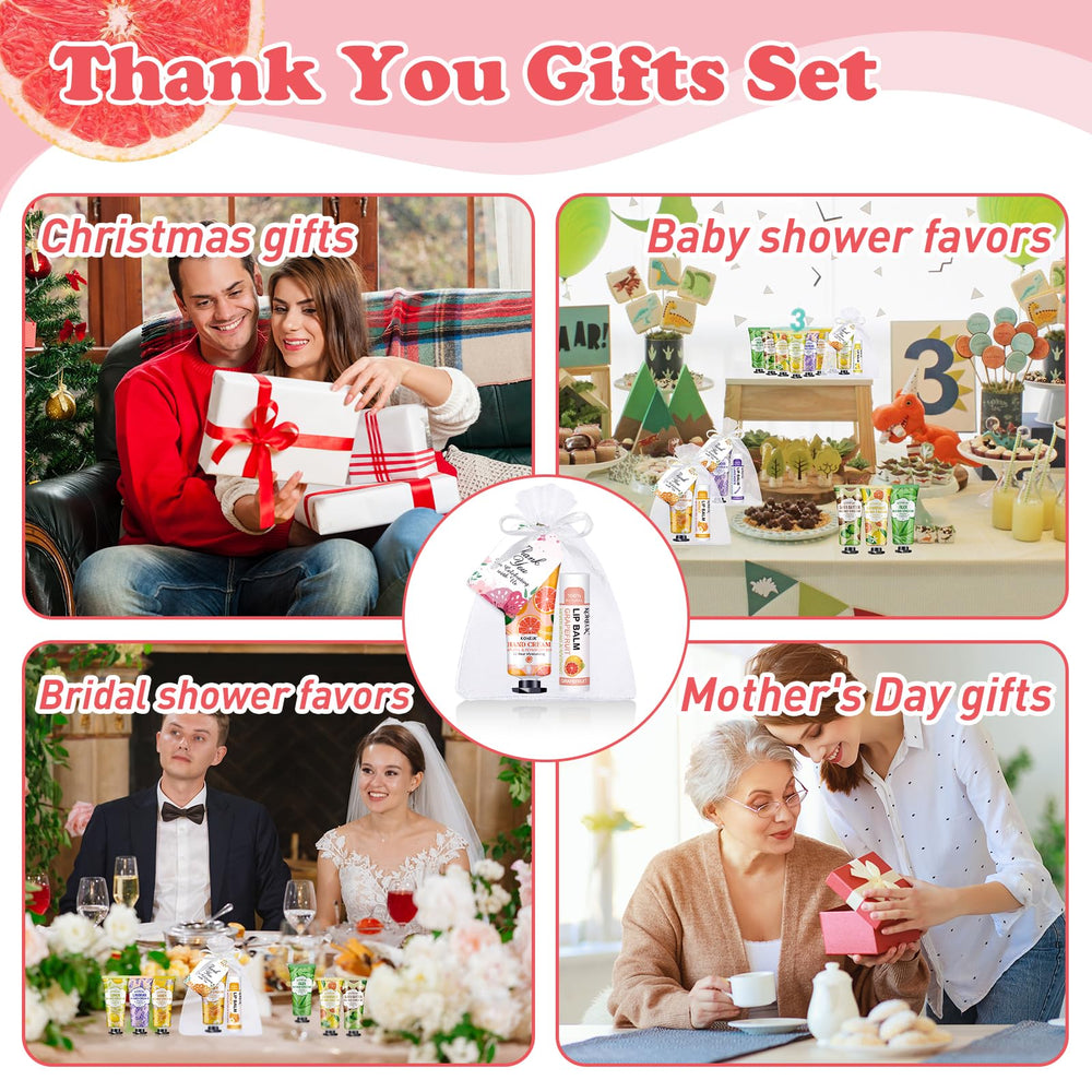 KONEUK six-fragrance hand cream and lip balm collection offers varied preferences.