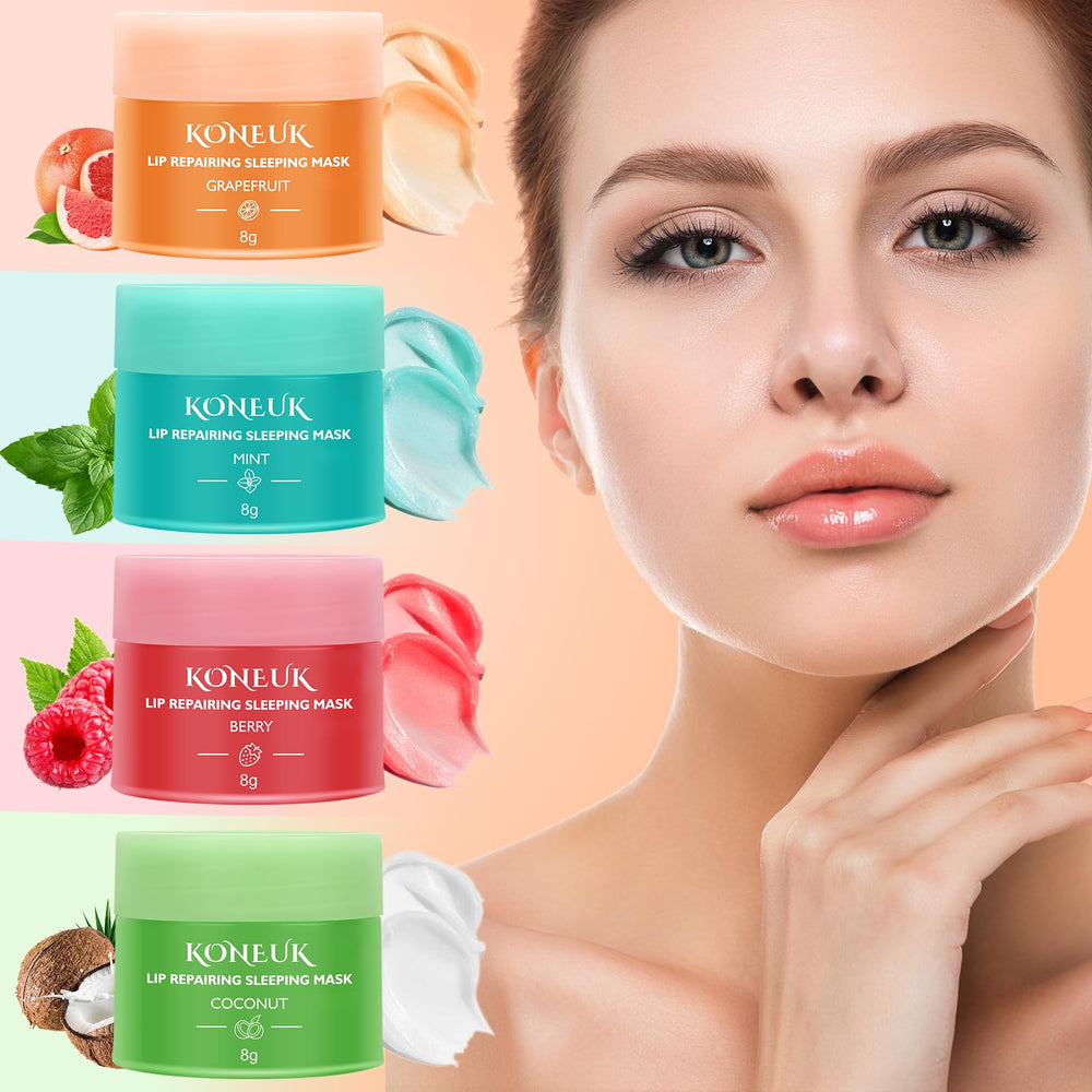 KONEUK gift-ready packaging with twelve lip masks appealing for gifting occasions.