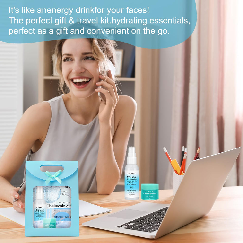 KONEUK lip mask provides moisture for softer lips