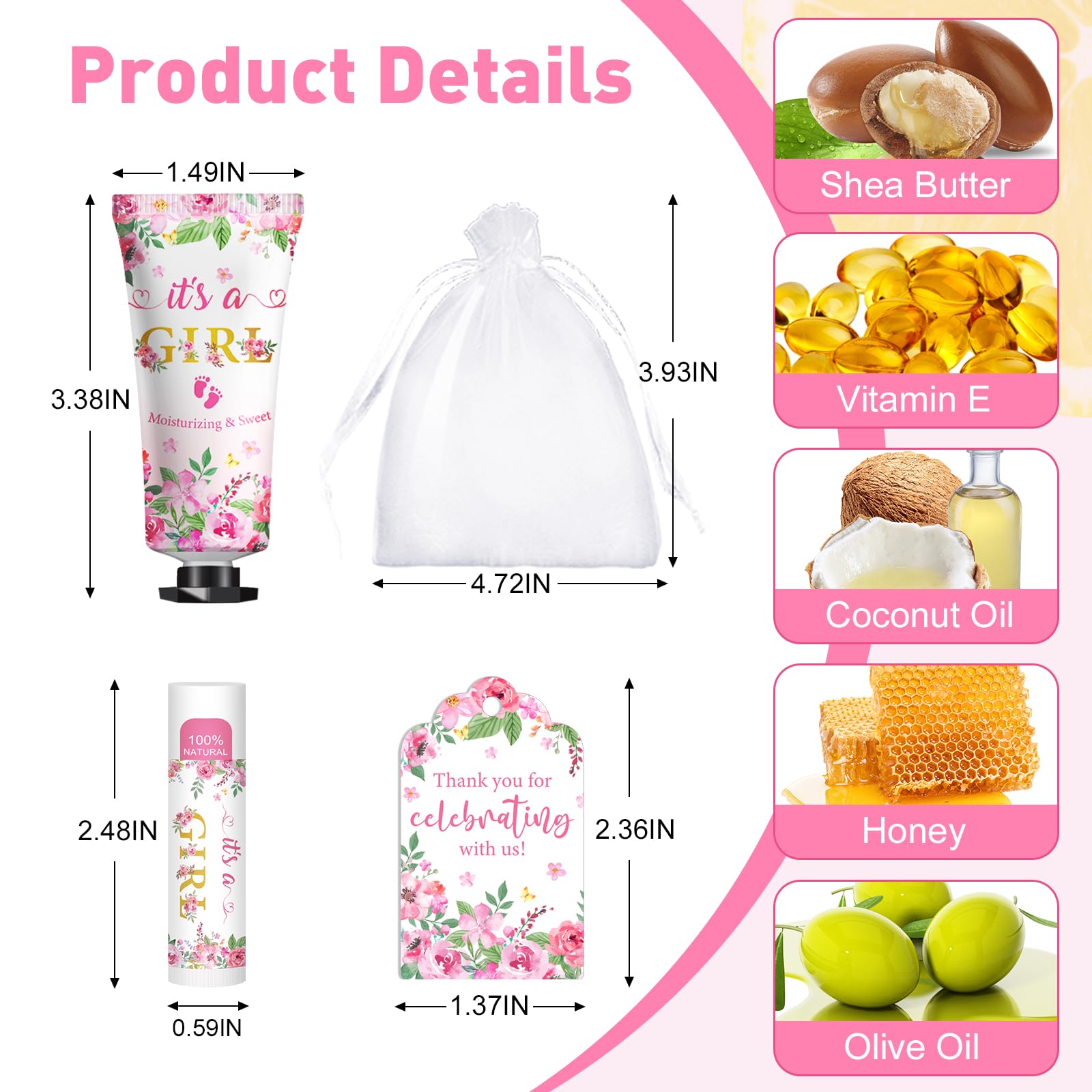 KONEUK organza gift bags elevate presentation of favors.
