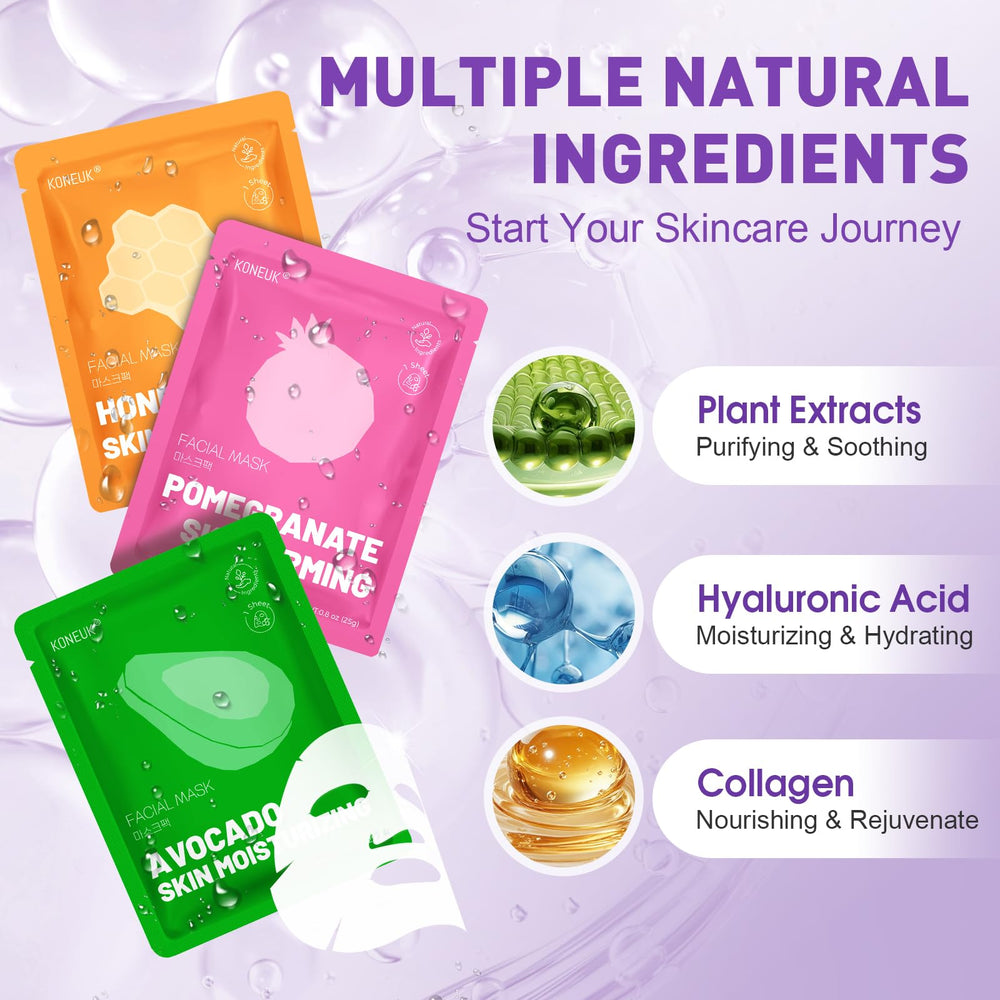 KONEUK seaweed mask provides refreshing moisture for balanced skin