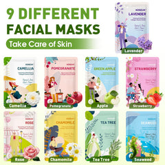 KONEUK sheet-mask application closeup showing easy hydration delivery.