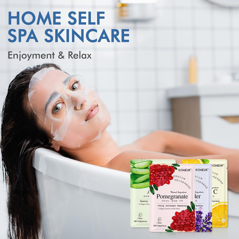 KONEUK skin-care routine with mask essence for quick hydration and comfort.