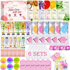 KONEUK spa party kit facemasks provide hydrating moisture for a refreshed glow during sleepovers.