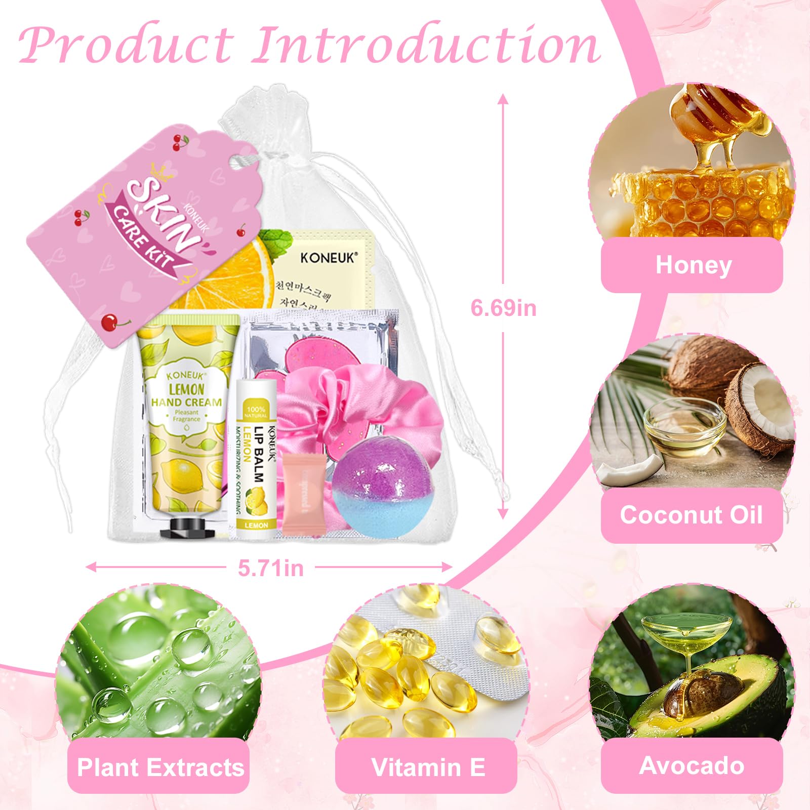 KONEUK spa party lip mask packet suggests evening pampering ritual