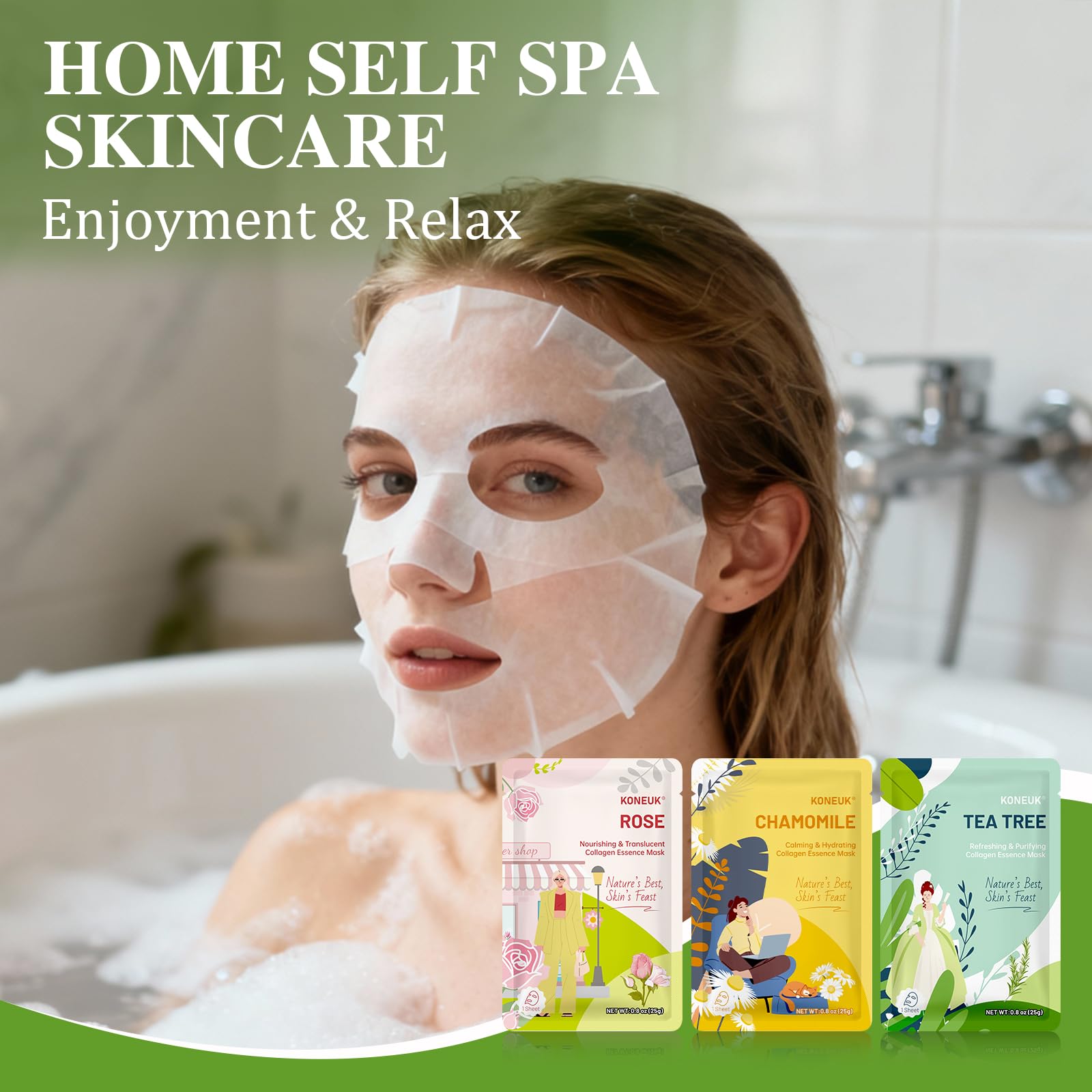 KONEUK travel-friendly face mask case for on-the-go skincare.