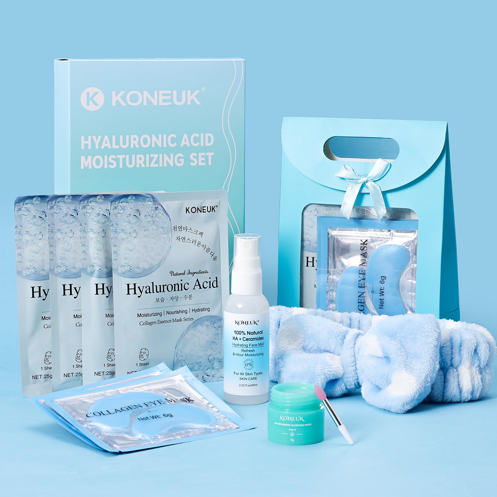 KONEUK travel kit packaging makes on-the-go routines easy