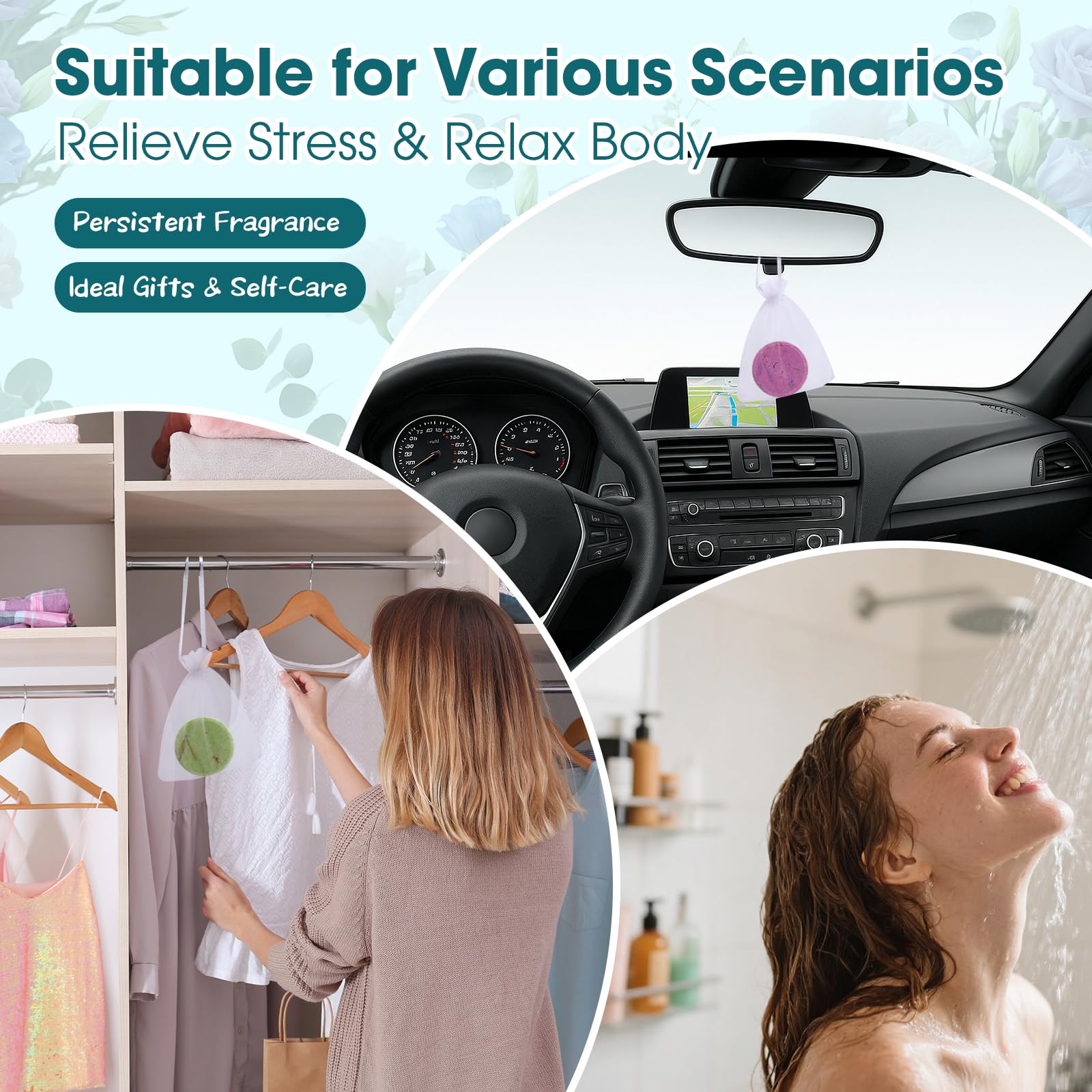 KONEUK usage steps for safe, residue-free shower steamers