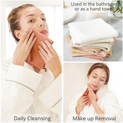 Konssy 11x11 inch cloths soft durable for delicate skin and gentle exfoliation