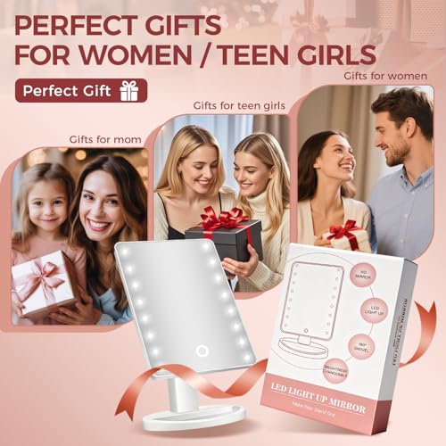 KOOKIN gift-ready vanity mirror makes a thoughtful present for teens and adults
