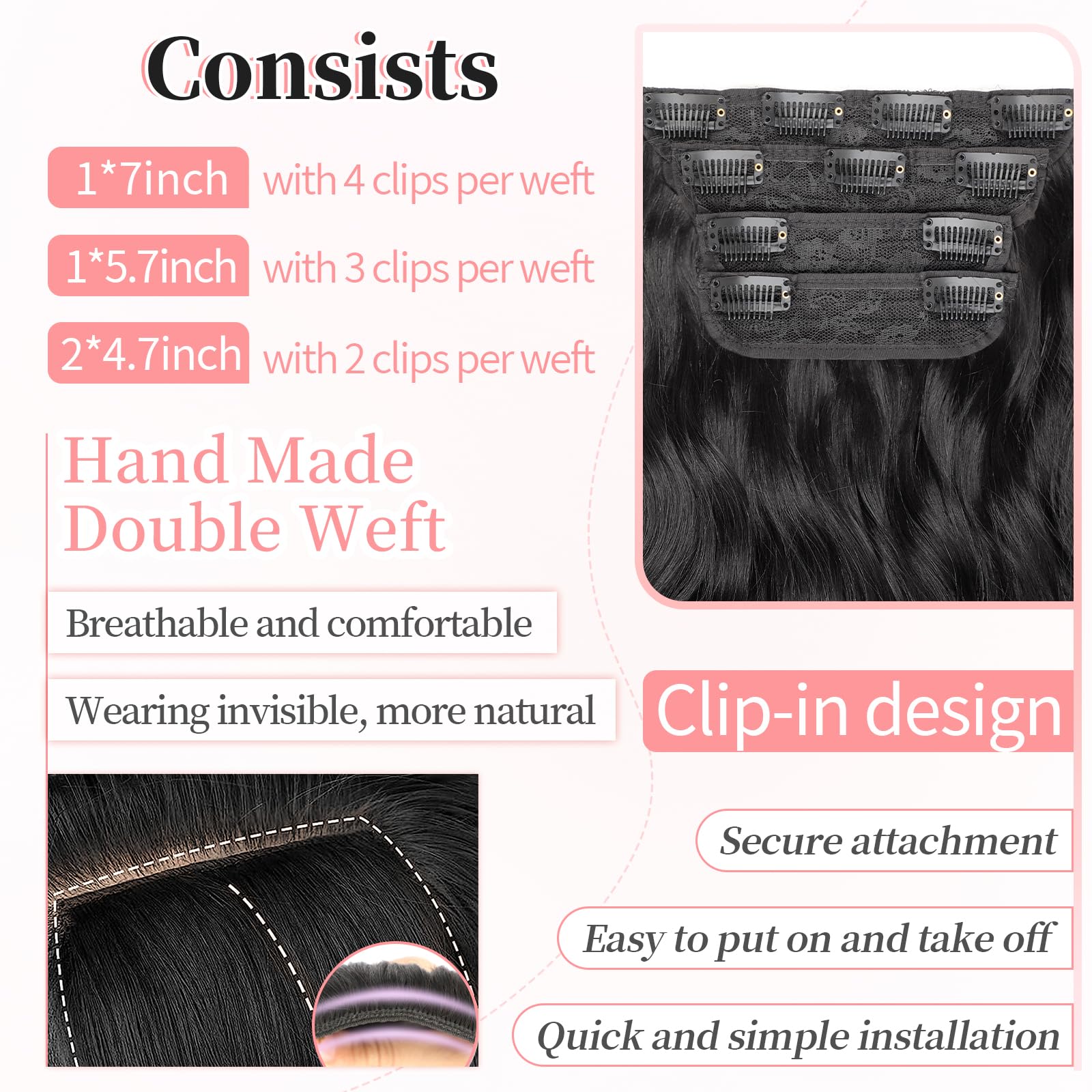 KooKaStyle double-weft close-up highlights durable construction for comfortable wear.