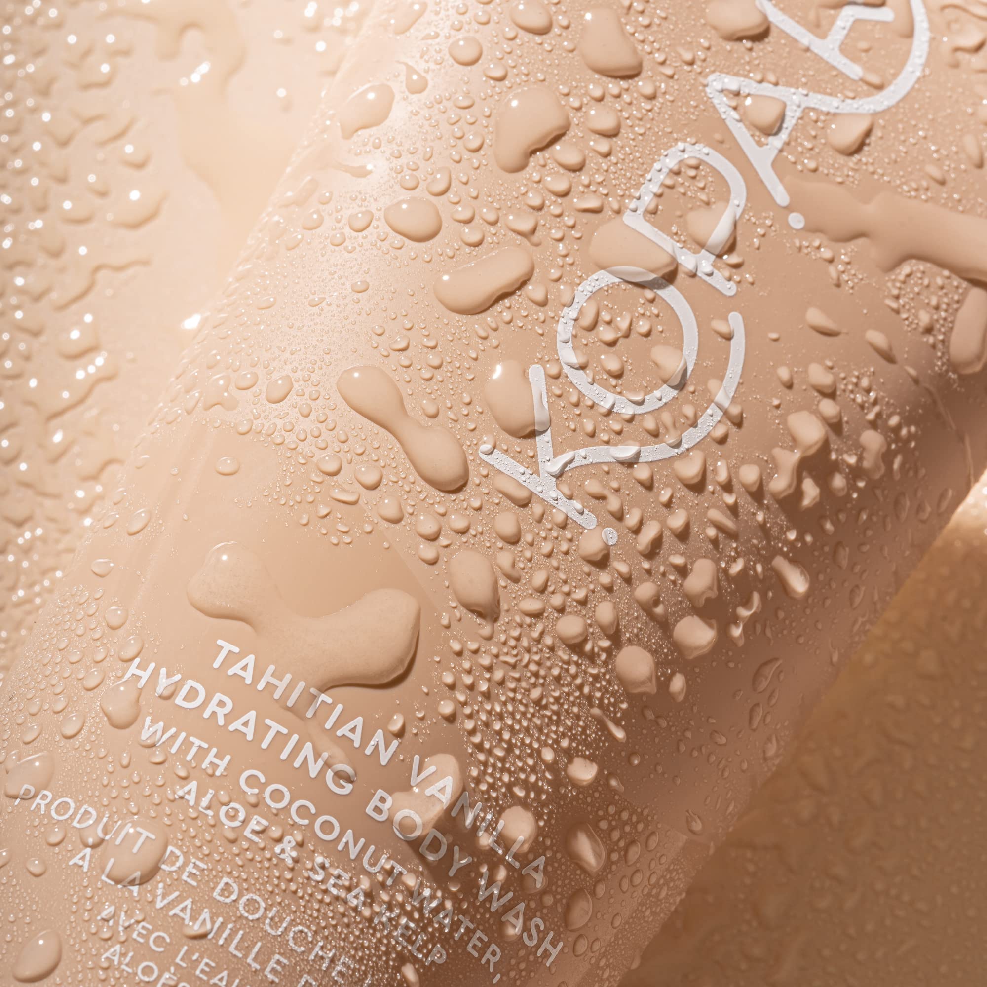 Kopari Coconut Water Aloe Sea Kelp ingredients closeup highlights skin-loving formula