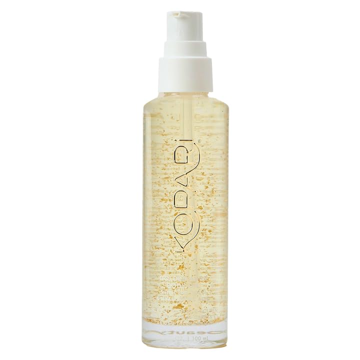 Kopari Golden Aura bottle front suggesting hydrating glow for skin