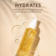 Kopari Golden Aura bottle cap close-up hints premium hydration