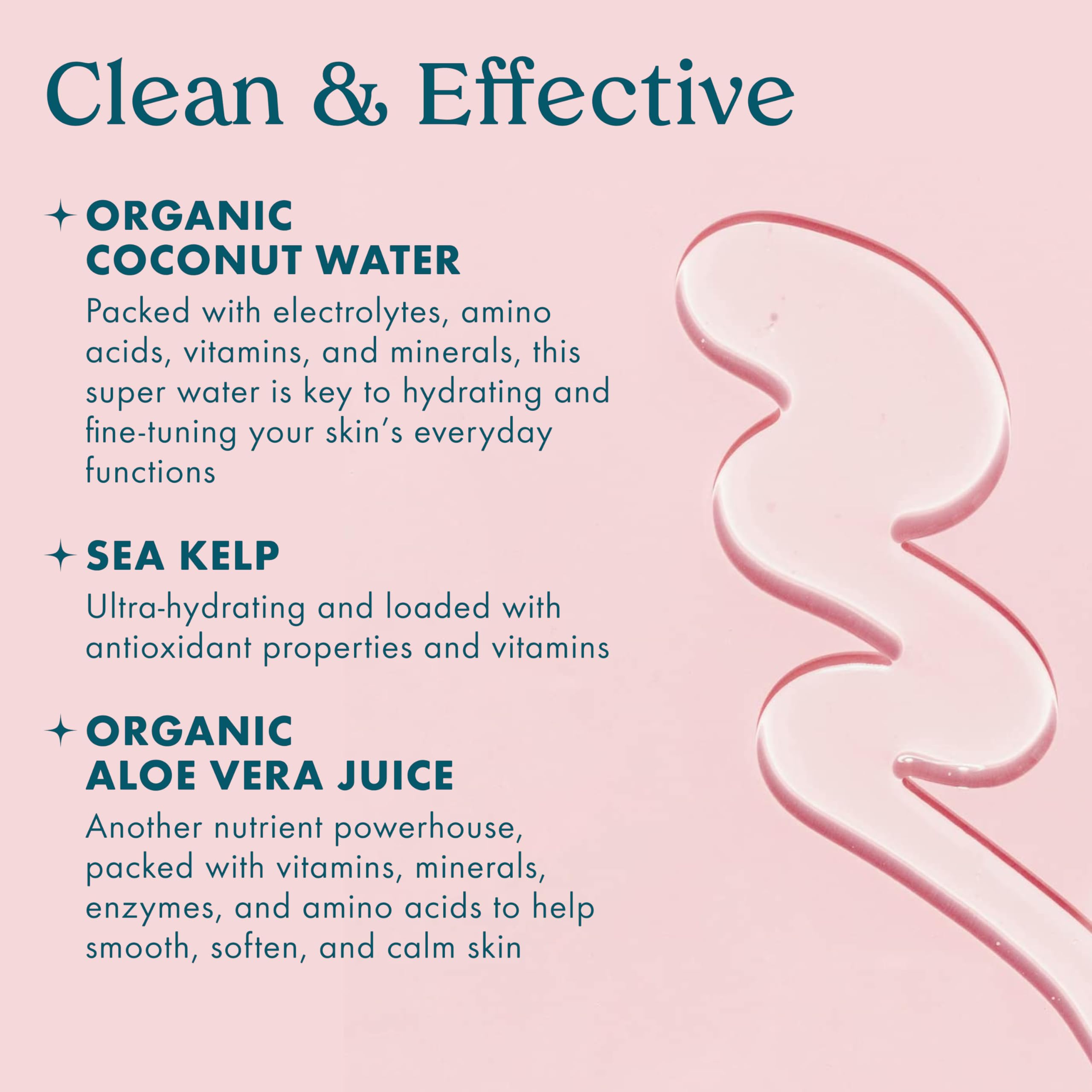 Sea kelp in Kopari body wash delivers nourishing moisture.