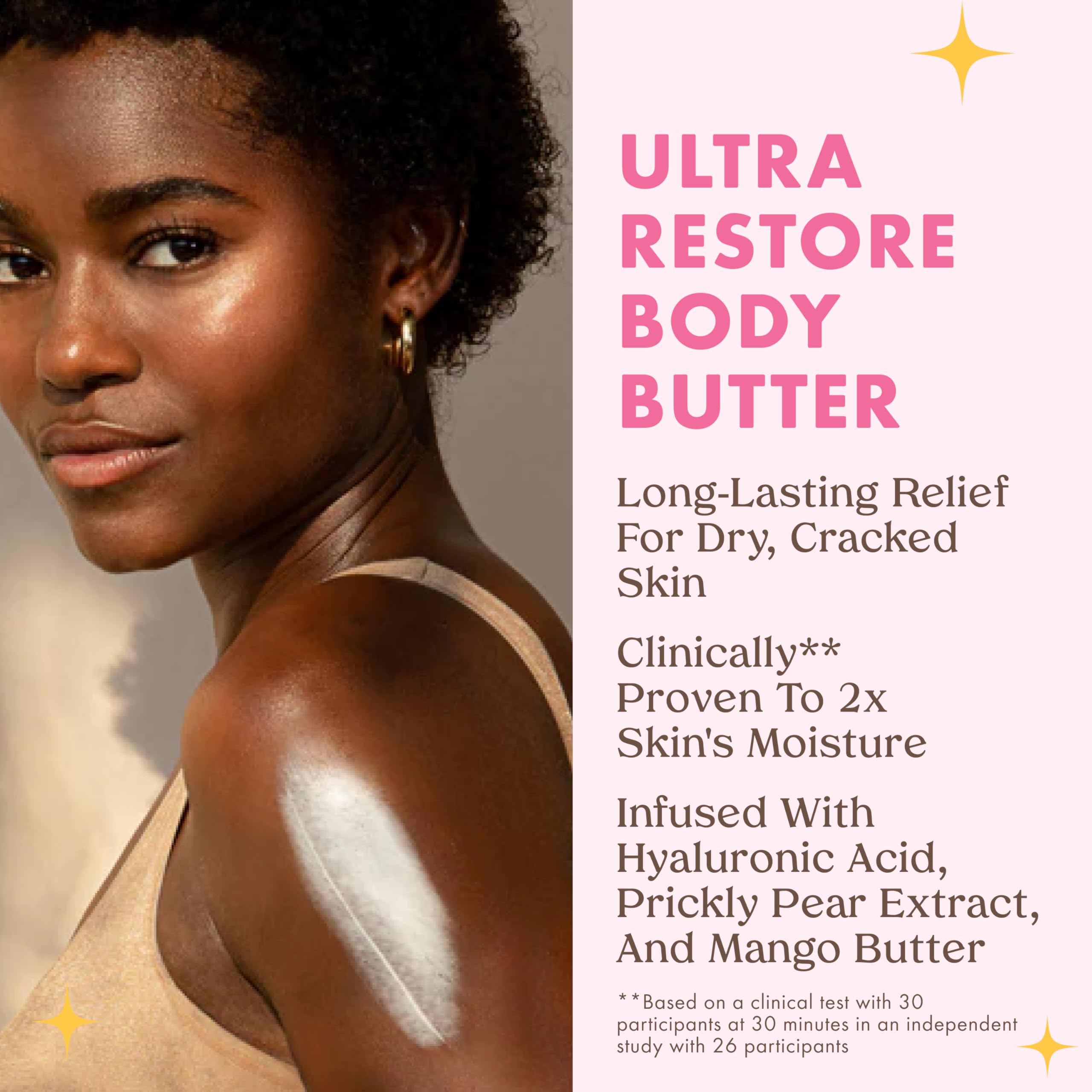 Kopari Jumbo Ultra Restore texture swatch shows whipped, fast-absorbing moisture